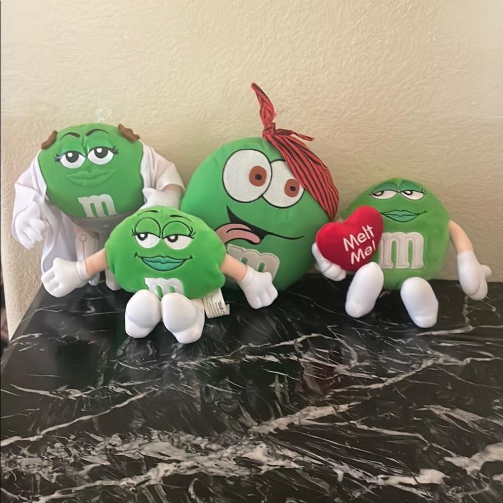 M&M'S Green Plush Toy Collection